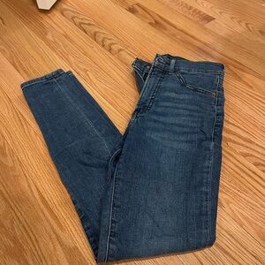 Express Women's Dark Blue Skinny Jeans